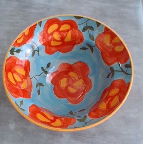 Ceramic large bowl with hand - ceramic,