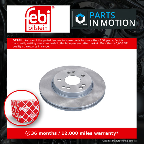 Brake discs pair vented - discs,