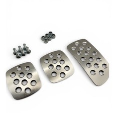 Alloy silver pedal extension - alloy,
