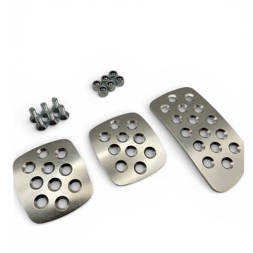 Alloy silver pedal extension - silver,