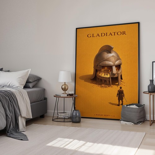Gladiator retro art minimal - retro,