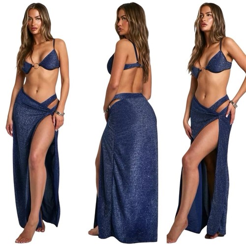 Boohoo glitter twist side - glitter,