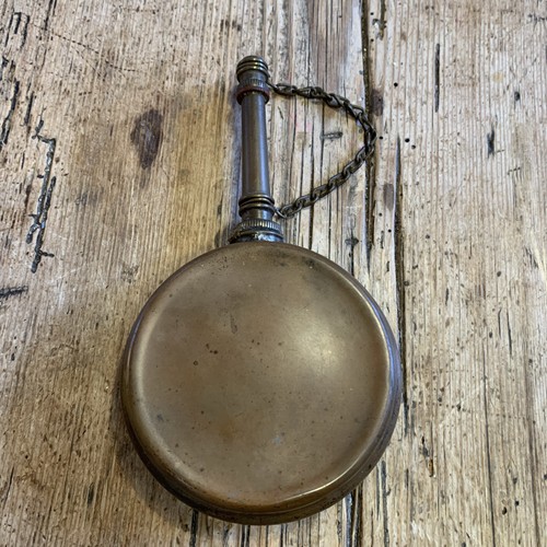 Antique brass banjo - brass,