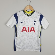 Tottenham Hotspur Football Shirt Kids Large 10-12 Y White 2020/21 Spurs Nike Son