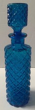 VINTAGE EMPOLI DECANTER BLUE