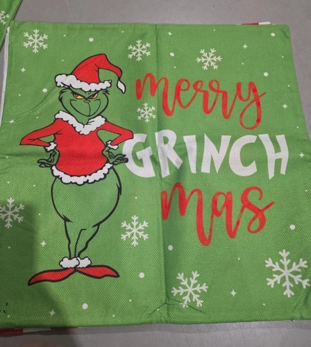 Christmas grinch cushion - christmas,