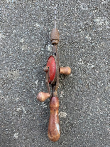 Vintage manual hand drill - ,