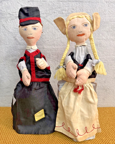 Vintage scandinavian folk - scandinavian, art