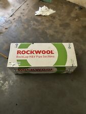 ROCKWOOL THICK FOIL FACED PIPE INSULATION 54mm x 25mm x 1000mm JOB LOT 12 ROLLS