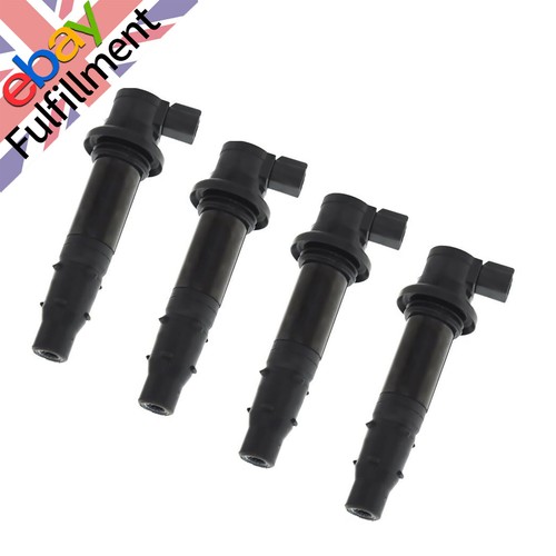 4pcs black ignition coil - black,