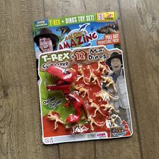 NEW Andy’s Amazing Adventures Magazine Dinosaur Toy Figures T-Rex Chomper Dinos