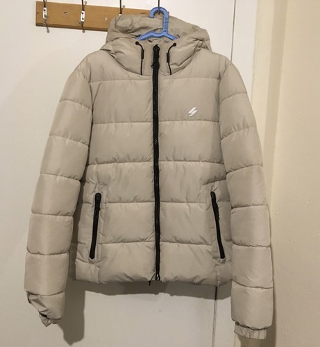Superdry beige hooded - superdry,