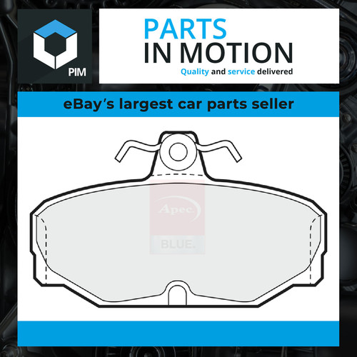 Brake pads set - brake, tvr