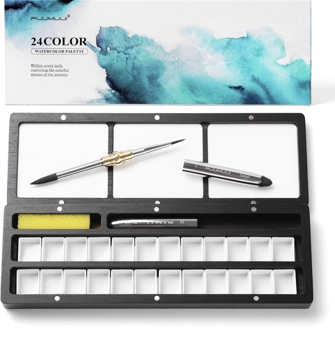 Watercolour paint palette - watercolour,