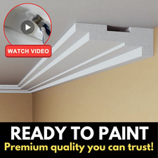 Coving Cornice Flat Ceiling  XPS Polystyrene BLX5 Wall Lightweight MANY SIZES