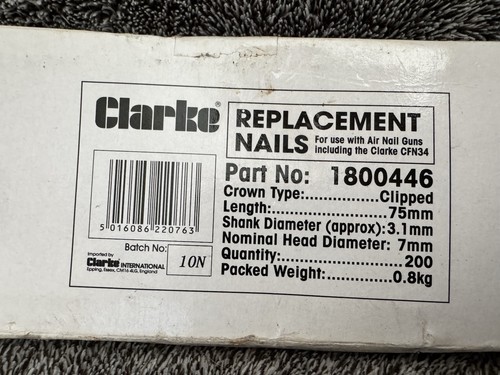 Clarke 1800446 1 - 1800446, mm