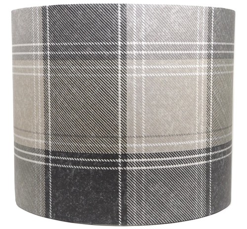 Country tartan check lampshade - tartan,