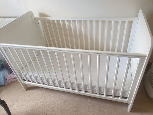 Baby cot and mattress - baby,