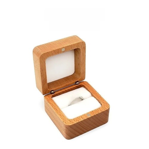 Ring case wooden box - ring,