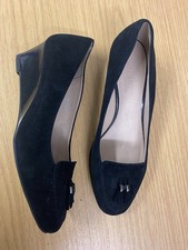 Ladies Footglove Black Suede