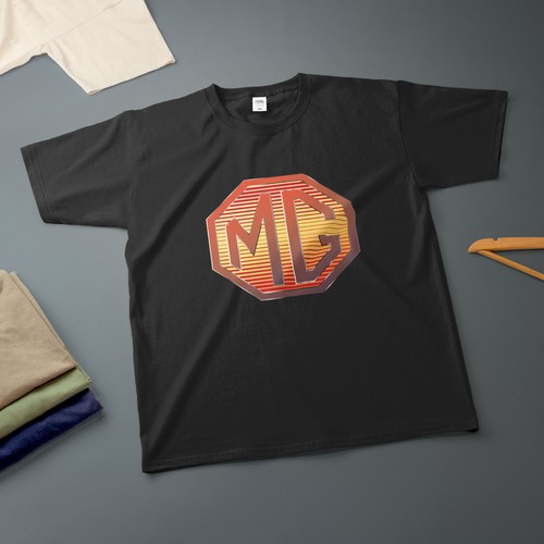 Badge shirt colour logo - mg,