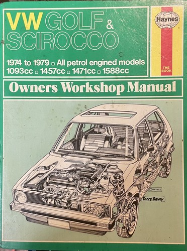 Golf scirocco mk1 1 - scirocco, 1.1