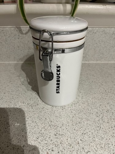 Starbucks ceramic storage jar - ,