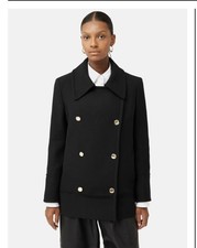 JIGSAW BlackWool Blend Twill