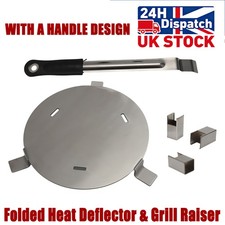 Heat Deflector & Grill Raiser