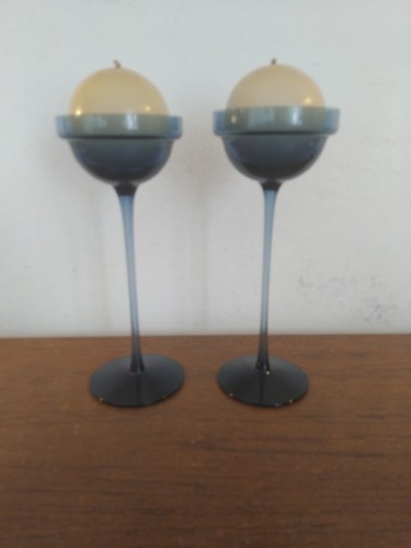 Vintage wedgwood glass candle - wedgwood,