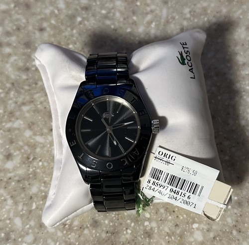 Lacoste black watch new - lacoste,