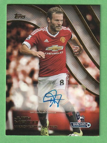 Juan mata 2015 topps - topps, premier