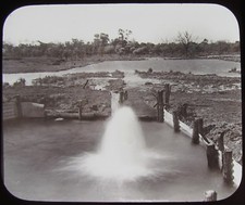 Glass Magic Lantern Slide BORE