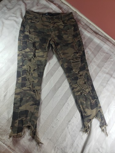 Zara denim camo camouflage - camo,
