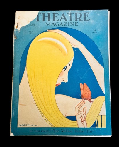 Vintage 1924 theatre magazine - vintage,