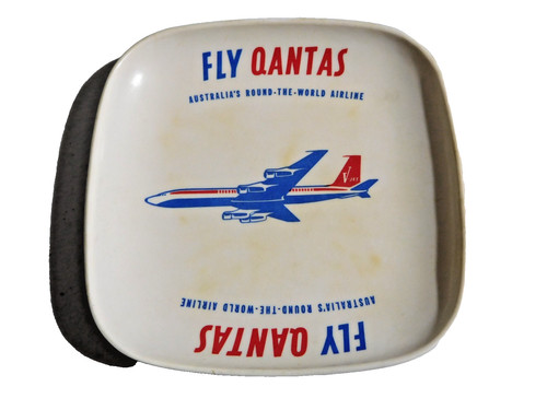 Vintage qantas airline - qantas, v-jet
