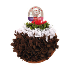 Cupid & Comet Christmas Pudding Snuffle Forage Mat Forage Or Hunt For Treats