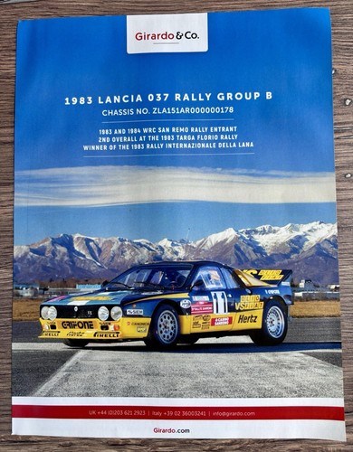 Girado lancia 037 - co,