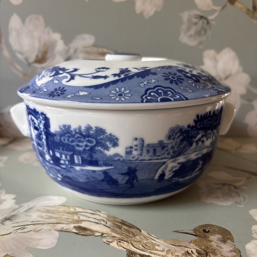 Spode blue italian lidded - italian,