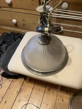 2 Matching Glass Vintage large