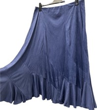 Y2k Damart Blue Suedette Faux