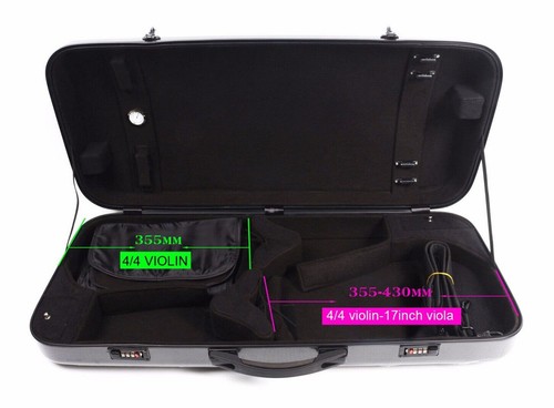 Double violin case - double, viola