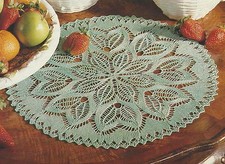 Circular Lace Table Place Mat/Doily Knitting Pattern 938