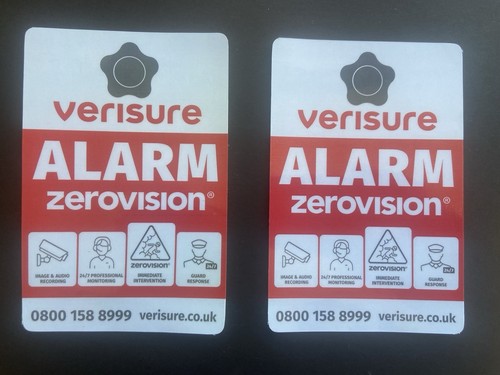 Verisure alarm stickers 2 - alarm,