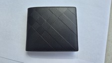 Burberry Embossed Check Bifold