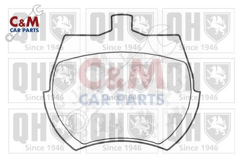 Front brake pad set fits - front,