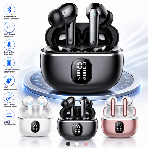 Bluetooth wireless earbuds - bluetooth,
