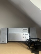 Panasonic SC-EN5 CD Am FM Radio Stereo Bookshelf Audio System Working No Remote