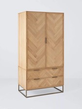 John Lewis Estate Double Wardrobe Oak