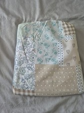 Asda patchwork style single duvet set in multicolour